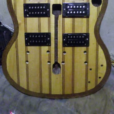 BLACK FRIDAY SALE, Custom SG Double Neck Guitar Body- Walnut & Maple. Only One Made,,6 String/12 String image 4