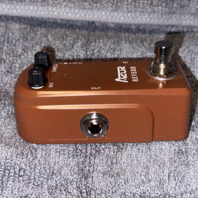 AZOR AP-311 Mini Pedal Reverb 2020s - Brown image 3