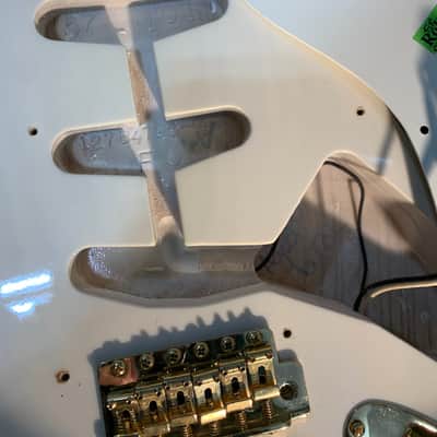 Fender Vintage Custom Shop 1957 Reissue Stratocaster TCP Time Capsule 2023 Aged White Blonde w/ OHSC image 18