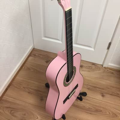 Herald Herald HL 34 3/4 Size Classical Guitar Pink image 14