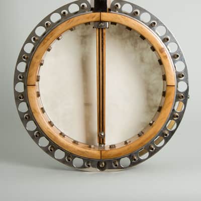 Paramount Style A Tenor Banjo (1924), ser. #4307, black hard shell case. image 15