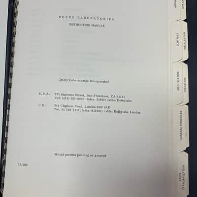 2 Dolby 361 A&SR complete set image 17