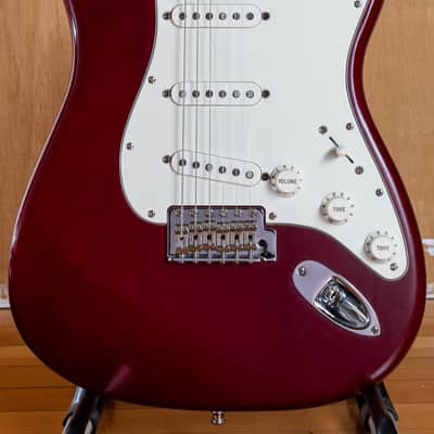 2007 Fender USA American Highway One Stratocaster Wine Red satin nitro rosewood fretboard image 3