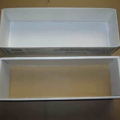 used (less than light average wear) Boss EMPTY Box for PW-10 V-Wah (NO pedal, NO Owner's Manual, NO Oother paperwork) 2000s (specifically July 2004) - LID: thin stiff paper material / GRAPHICS: gray, white & black / Bottom Part: cardboard (mostly white) image 18