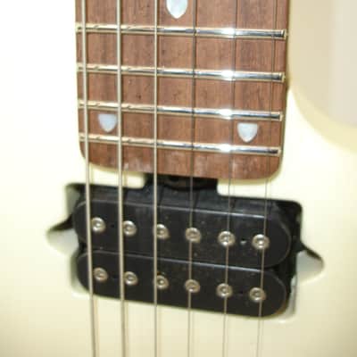 Ernie Ball Music Man John Petrucci JP6 Electric Guitar, White Pearl w/ Case image 8