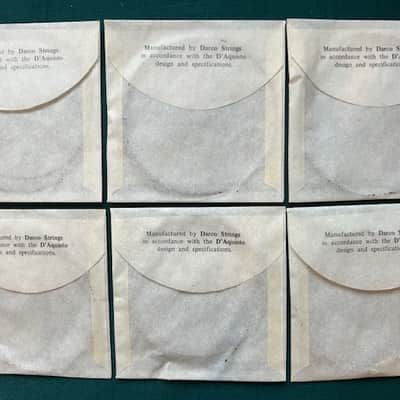 D'Aquisto No. 900 Rock and Roll, Set of Round Wound Extra Light Gauge Guitar Strings 1970's - Metallic Silver image 3