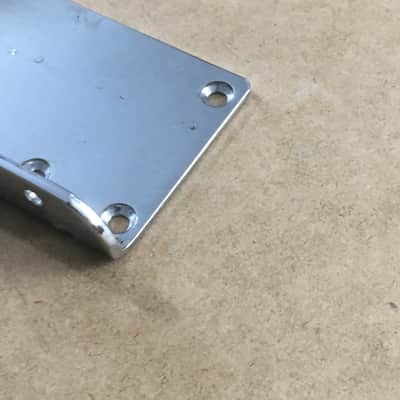 Electric Bass Guitar Fender Precision Bass Bridge Plate Chrome PB Mystery Chrome Jazz Bass image 3