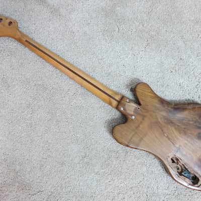 Vintage 1970s Ugly Homemade Caveman Thor Bass Project Prop Smash Me Yeesh image 7
