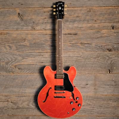 Used Gibson 2024 ES-335 Semi-Hollow Guitar - Watermelon w/OHSC image 2