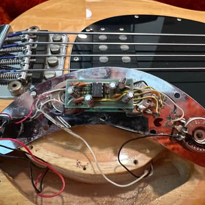 1982 Music Man Stingray Bass - Natural-OHSC image 17
