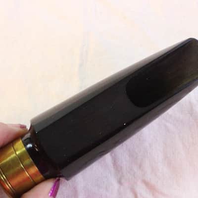 Rafael Navarro MAESTRA 7* Black Rubber Tenor Saxophone Mouthpiece NEW OLD STOCK image 7