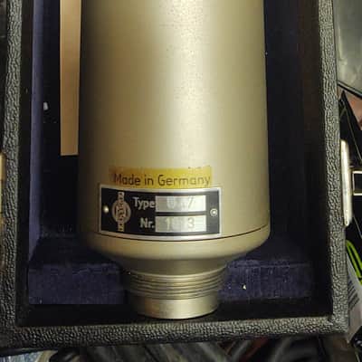 Match pair Vintage Neumann U 47 / U47 Tube Microphone + supplies nearly consecutive serial numbers image 3