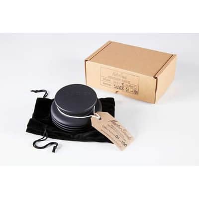 MasterSounds Turntable Vinyl Record Weight (single, black with black logo, limited edition to 100 units) image 2