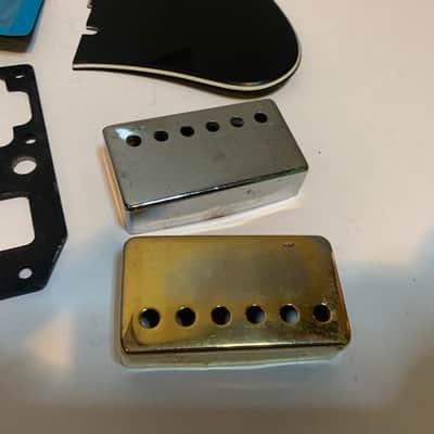 Various Guitar Parts Lot Pickup Covers Pickups Pickguard image 2