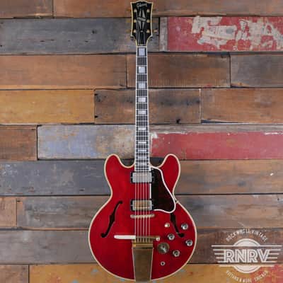 Gibson ES-355TDC w/ Lyre Vibrola 1967 - Cherry image 2