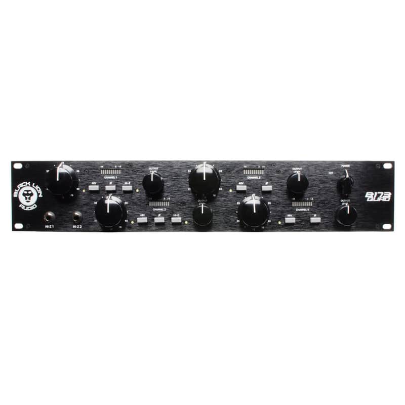Black Lion Audio B173 Quad 4-Channel Microphone Preamp image 1