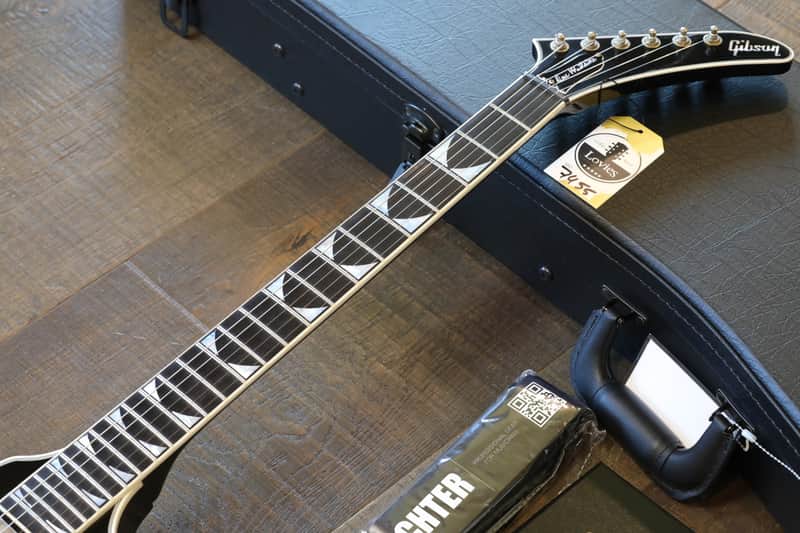 Unplayed! 2022 Gibson Custom Dave Mustaine Signature Flying V Exp Black Ebony VOS + COA OHSC