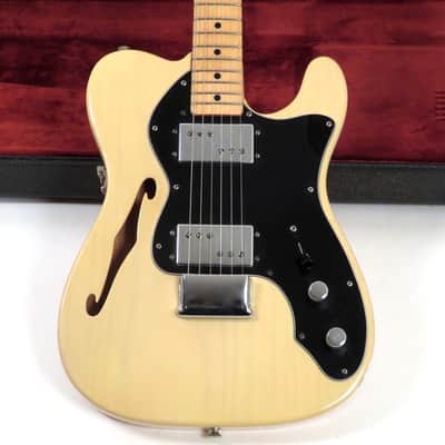 1978 Fender Telecaster Thinline - Original Transparent Blonde Finish- Large Neck Profile - Wide Range Pickups image 1