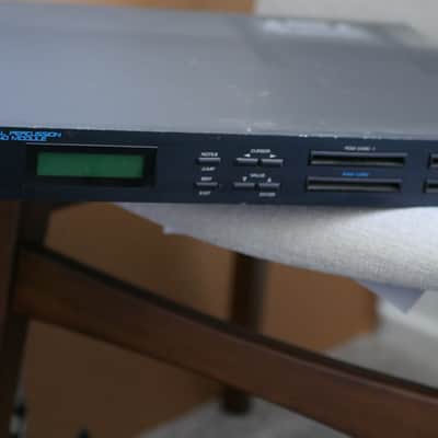 Roland R-8M Total Percussion Sound Module 1980s - Black with SN-R8-02 Jazz Brush Card, SN-R8-04 Electronic Card, SN-R8-10 Dance Card image 9