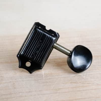 Tokai Deluxe Machine Head Black Low E Treble Side Tuner for Stratocaster, Telecaster, GoldStar Sound, Silver Star, Tuners Springy Sounds, ect image 1