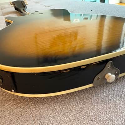 1959 Harmony H49 Stratotone Jupiter w/ DeArmond Gold Foil Pickups + 1958 Silvertone 1451 Tube Amp image 7