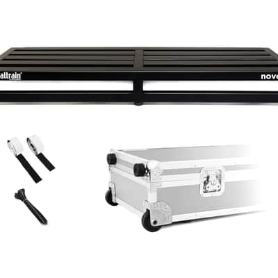 PedalTrain Novo 32 TC Pedalboard + Wheeled Tour Case image 1