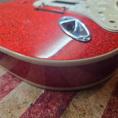 STRAT HYBRID THINLINE 2025 - RED SPARKLE DOUBLE BOUND image 4