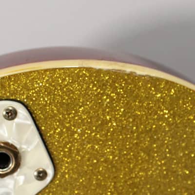 Musicvox Spaceranger Gold Sparkle "Goldmember" Electric Guitar image 19