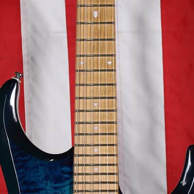 Sterling Plek'd JP150D QM John Petrucci Signature DiMarzio - Cerulean Paradise image 4