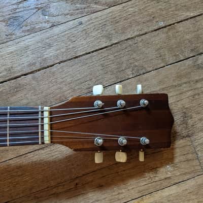 Lafayette V-31 Arched Top Hollow Body Guitar 1960s Sunburst Cutaway Japan  Teisco image 10