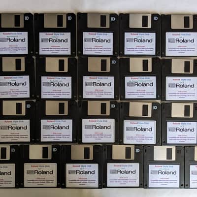 Roland Keyboard Floppy Disk Styles Collection image 1