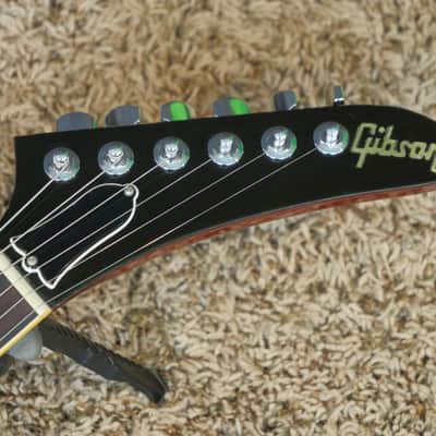 Video! 1984 Gibson Aldo Nova Les Paul Standard Reissue XPL Sunburst Les Paul with Explorer Headstock image 2