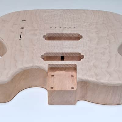 Shepard Custom Guitars Custom Telecaster Body Semi-hollow Backroute F Hole Optional 2023 - Unfinished image 4