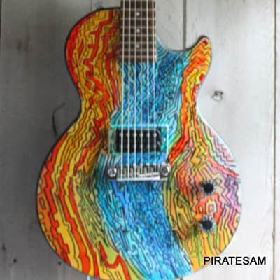 Epiphone Les Paul Junior Custom Art guitar KOREA - Custom image 3