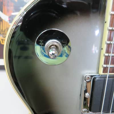 2012 Epiphone Les Paul Custom PRO Limited Edition Epiphone Custom Shop- Silverburst -with Upgrades image 6