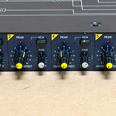 Vintage Korg KMX-62 6-Channel Keyboard Mixer - 1U Rackmount - Good Condition image 6