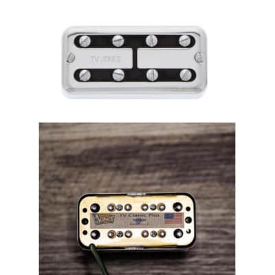 TV Jones Thunder’Tron Universal Mount Bridge Pickup - Chrome, NEW image 1