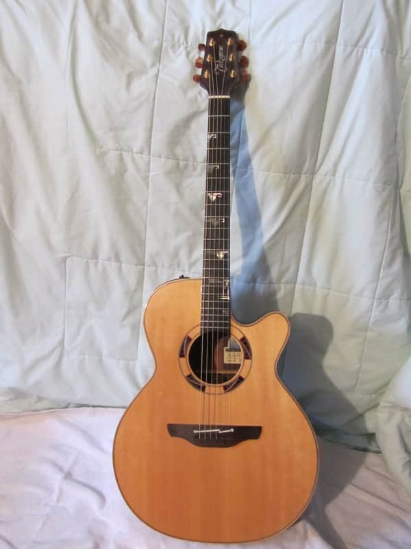 Takamine Sante Fe PSF-48C Acoustic Electric Guitar 1993 w/HSC | Reverb
