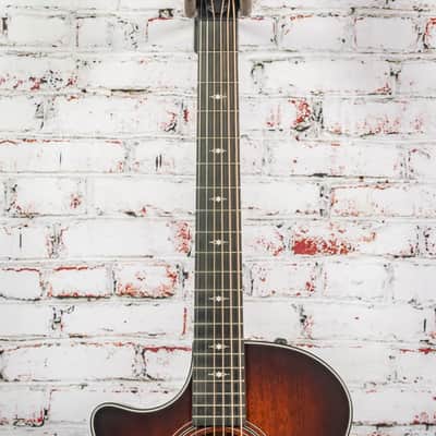 Taylor - (2025) 324ce SEB - Left-Handed Acoustic-Electric Guitar - Mahogany/Mahogany - Shaded Edgeburst Top - w/ Hardshell Case - x5013 image 3