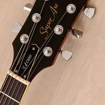 1986 Yamaha SA1300 Super Axe Vintage Semi-Hollowbody ES-Style Guitar Persimmon Red, 100% Original image 4