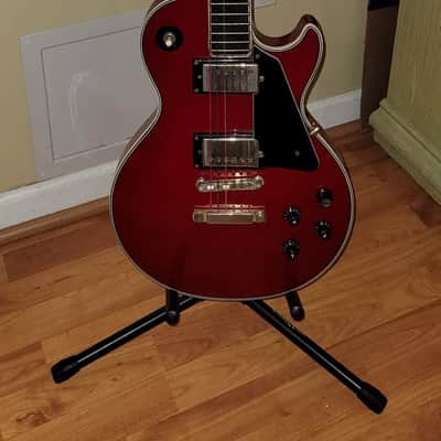 Lincoln Les Paul 1970's Red/Cherry Lawsuit Very Rare Guitar image 2