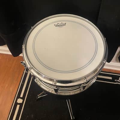 Ludwig No. 402 Supraphonic 6.5x14" 10-Lug Aluminum Snare Drum with Large Chicago Keystone Badge 1984 - Chrome-Plated image 7