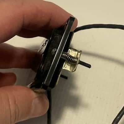 2016 USA Seymour Duncan SH2N Jazz Black Neck Humbucker Guitar Pickup w/ Ring 7.45k image 3