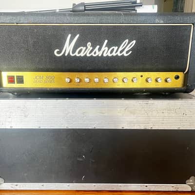 Marshall JCM 800 Lead Series Model 2205 2-Channel 50-Watt Head w/6550s + Road Case image 1