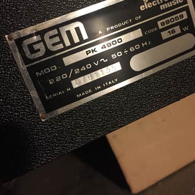 EXTRA RARE! 70`s GEM PK 4900 Vintage Analogue Poly Synthesizer image 8