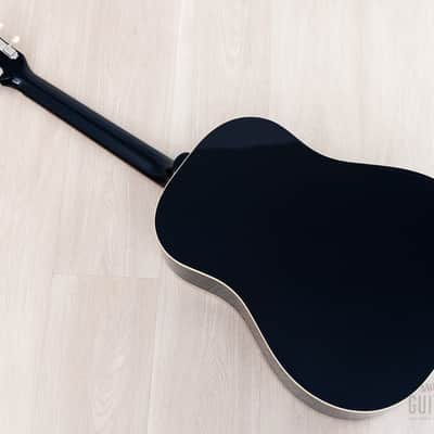 2024 Gibson ‘50s J-45 Original Dreadnought Acoustic Guitar Ebony, Mint w/ Case, Tags image 15
