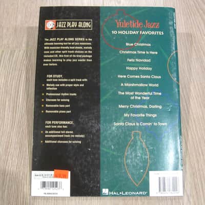 Yuletide Jazz 10 Holiday Favorites Jazz Play Along CD Sheet Music Song Book Songbook image 2