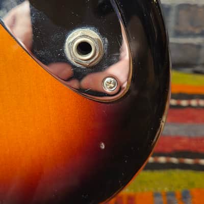 MIM Fender Jazz Bass Sunburst Body W/All Parts Neck image 7