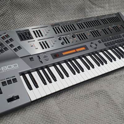 Roland JD-800 *LEGEND* 61-Key Programmable Synthesizer ✅RARE from ´90s✅CARBON✅ Checked & Cleaned ✅ NO Redglue✅