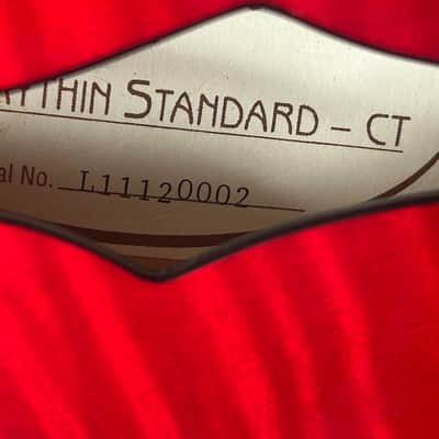Hofner Verythin Standard 2010 Cherry image 13